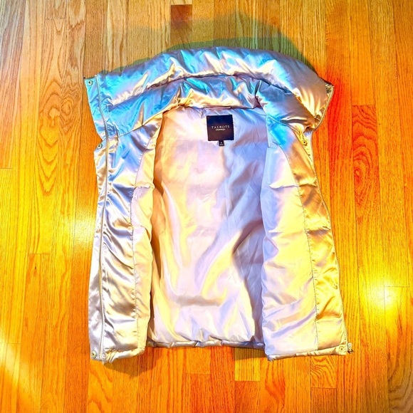 Talbots New High Collar Quilted Down Ladies Puffer Vest.WOW So Hot and Warm! 🥵🔥​ - Picture 11 of 13